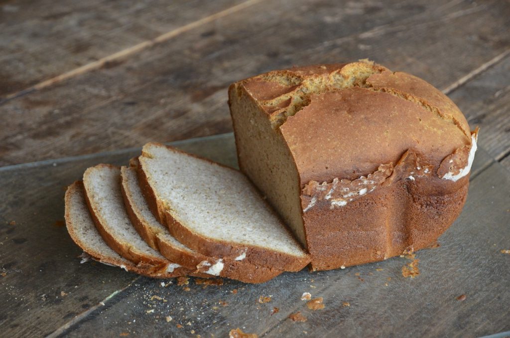 bread, homemade, food