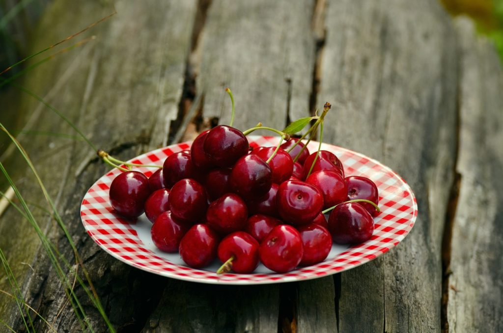 cherries, fruits, sweet cherry