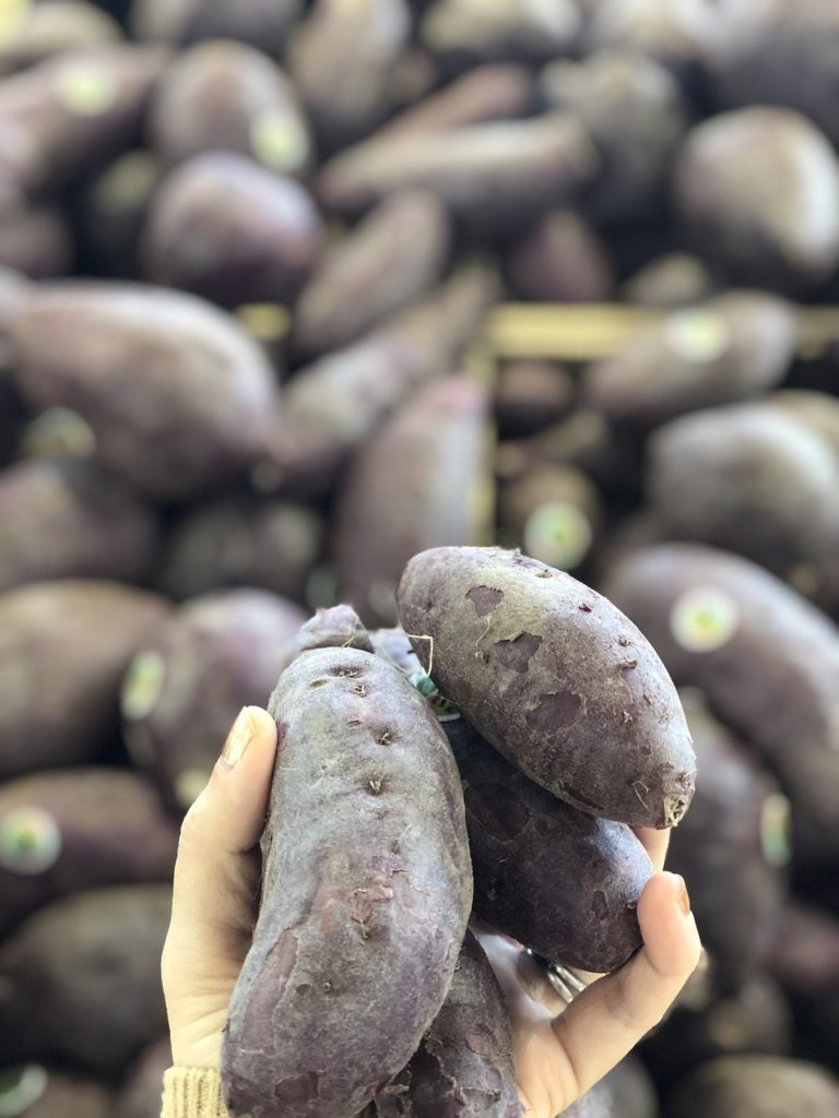 sweet potatoes, purple yams, purple sweet potatoes