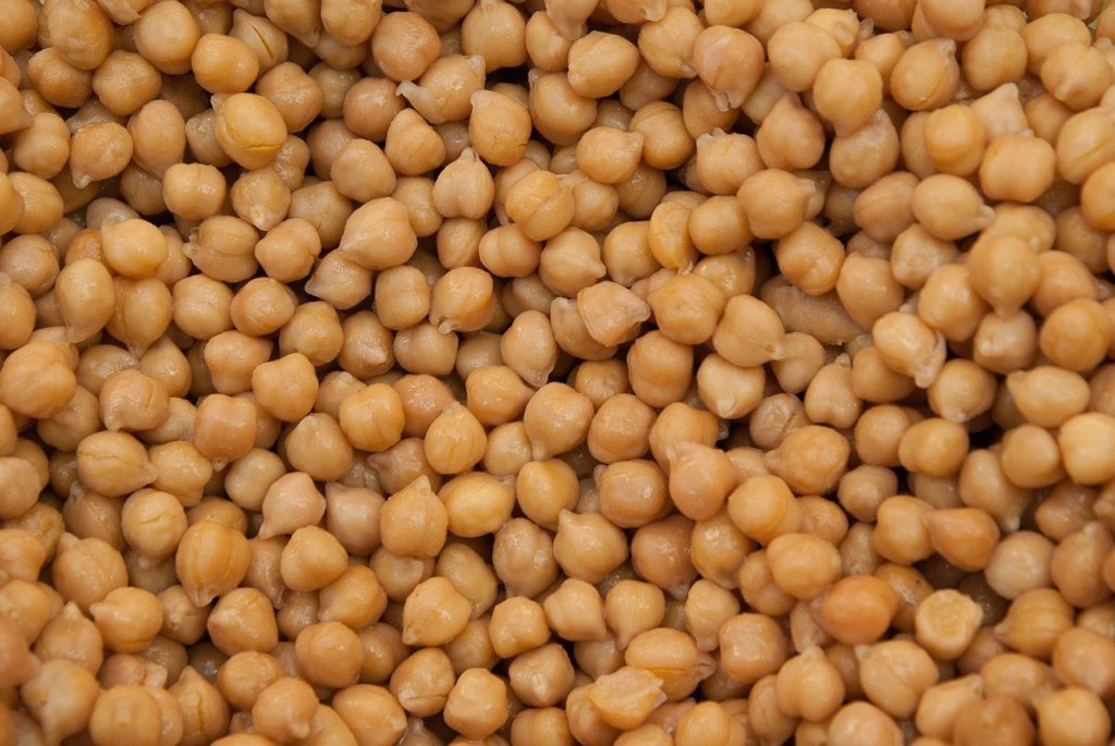 chickpeas, legume, market